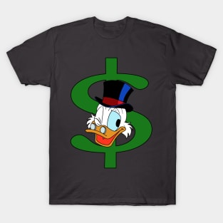 Scrooge McDuck - Dollar Sign T-Shirt